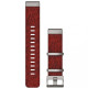 Ремінець Garmin QuickFit 22 Watch Bands Jacquard-weave Nylon Strap – Red (010-12738-22)