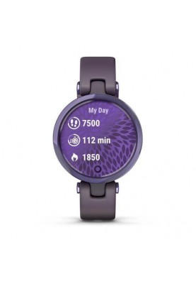 Смарт-годинник Garmin Lily Midnight Orchid Bezel with Deep Orchid Case and Silicone Band (010-02384-12)