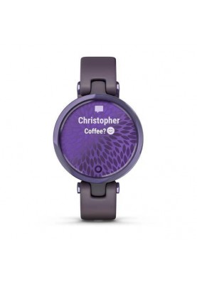 Смарт-годинник Garmin Lily Midnight Orchid Bezel with Deep Orchid Case and Silicone Band (010-02384-12)