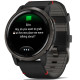 Смарт-годинник Garmin Venu 2 Slate with Black Leather Band (010-02430-21)