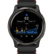 Смарт-годинник Garmin Venu 2 Slate with Black Leather Band (010-02430-21)