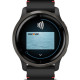 Смарт-годинник Garmin Venu 2 Slate with Black Leather Band (010-02430-21)