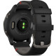 Смарт-годинник Garmin Venu 2 Slate with Black Leather Band (010-02430-21)