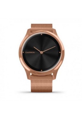 Смарт-годинник Garmin Vivomove Luxe 18K Rose Gold PVD Stainless Steel w. Rose Gold Milanese B. (010-02241-24)