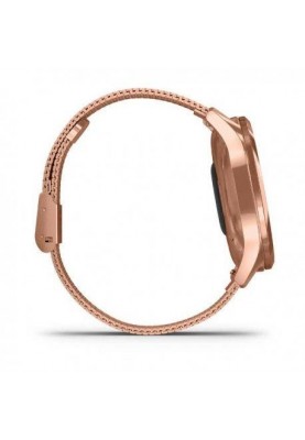 Смарт-годинник Garmin Vivomove Luxe 18K Rose Gold PVD Stainless Steel w. Rose Gold Milanese B. (010-02241-24)