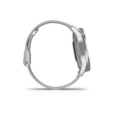 Смарт-годинник Garmin vivomove Luxe Premium Silver-Black Milanese (010-02241-23)