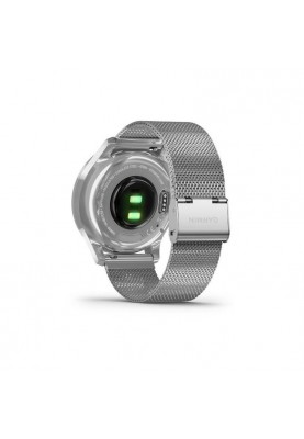 Смарт-годинник Garmin vivomove Luxe Premium Silver-Black Milanese (010-02241-23)