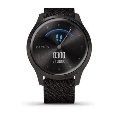 Смарт-годинник Garmin vivomove Style Gunmetal-Dark Gray Fabric (010-02240-23)