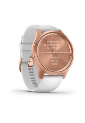 Смарт-годинник Garmin vivomove Style Rose Gold-White Silicone (010-02240-20)