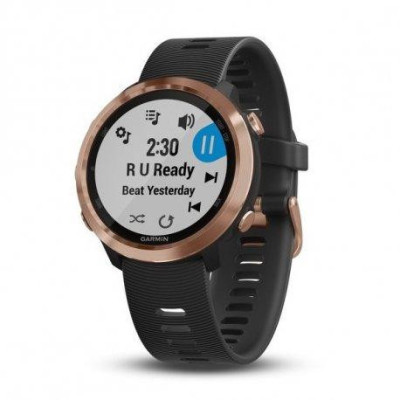 Спортивний годинник Garmin Forerunner 645 Music Black with Rose Gold Hardware (010-01863-33)