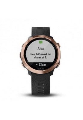 Спортивний годинник Garmin Forerunner 645 Music Black with Rose Gold Hardware (010-01863-33)