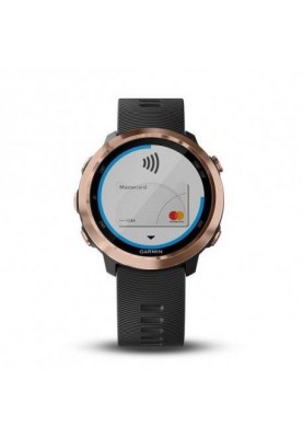 Спортивний годинник Garmin Forerunner 645 Music Black with Rose Gold Hardware (010-01863-33)