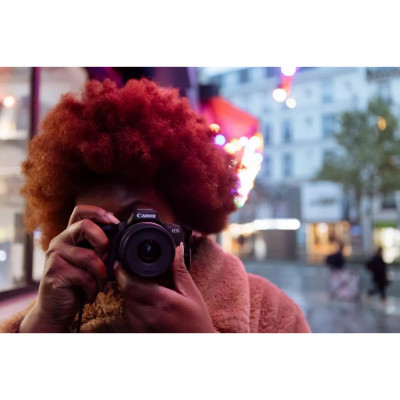 Бездзеркальний фотоапарат Canon EOS R50 kit RF-S 18-45mm IS STM Black (5811C033)