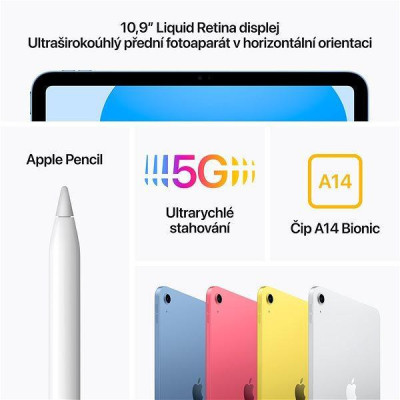 Планшет Apple iPad 10.9 2022 Wi-Fi 256GB Silver (MPQ83)