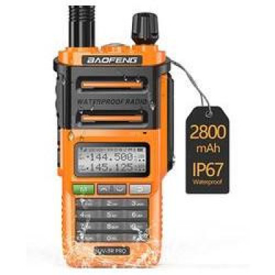 Професійна портативна рація Baofeng UV-9R Pro Orange