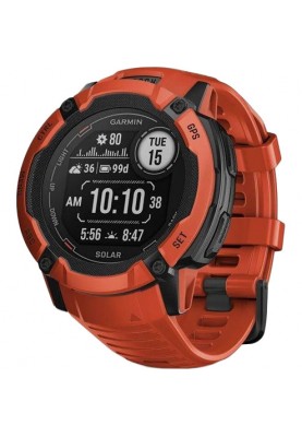 Смарт-годинник Garmin Instinct 2X Solar Flame Red (010-02805-01)