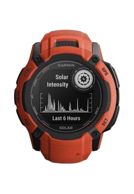 Смарт-годинник Garmin Instinct 2X Solar Flame Red (010-02805-01)