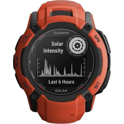 Смарт-годинник Garmin Instinct 2X Solar Flame Red (010-02805-01)