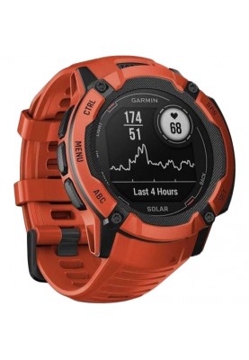 Смарт-годинник Garmin Instinct 2X Solar Flame Red (010-02805-01)