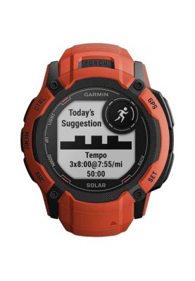 Смарт-годинник Garmin Instinct 2X Solar Flame Red (010-02805-01)