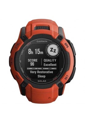 Смарт-годинник Garmin Instinct 2X Solar Flame Red (010-02805-01)