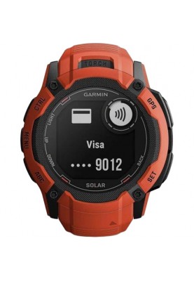 Смарт-годинник Garmin Instinct 2X Solar Flame Red (010-02805-01)