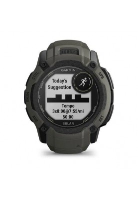 Смарт-годинник Garmin Instinct 2X Solar Moss (010-02805-15/05)