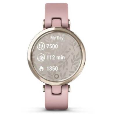 Смарт-годинник Garmin Lily Sport Cream Gold Dust Rose Silicone (010-02384-13)