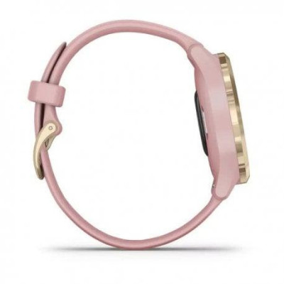Смарт-годинник Garmin Vivomove 3S Sport Champagne-Rose Silicone (010-02238-21)