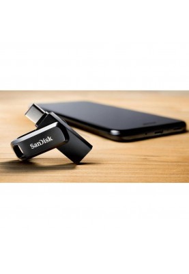 Флешка SanDisk 128 GB Ultra Dual Drive Go USB Type-C Black (SDDDC3-128G-G46)
