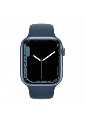 Смарт-годинник Apple Watch Series 7 GPS + Cellular 45mm Blue Aluminum Case w. Abyss Blue S. Band (MKJA3)