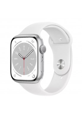 Смарт-годинник Apple Watch Series 8 GPS 41mm Silver Aluminum Case with White S. Band (MP6K3, MP6L3)