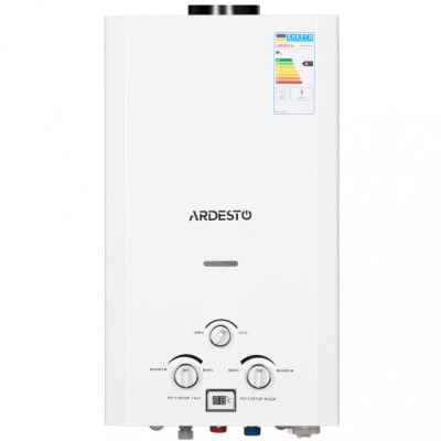 Водонагрівач газовий проточний (газова колонка) Ardesto X1 (TFGBH-10B-X1-WHITE)