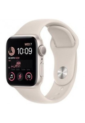 Смарт-годинник Apple Watch SE 2 GPS 40mm Starlight Aluminum Case with Starlight Sport Band (MNJP3)