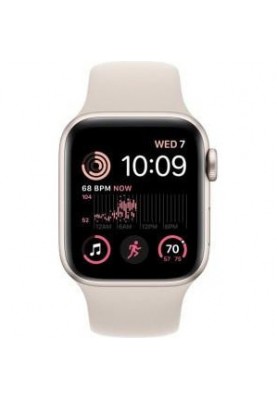 Смарт-годинник Apple Watch SE 2 GPS 40mm Starlight Aluminum Case with Starlight Sport Band (MNJP3)