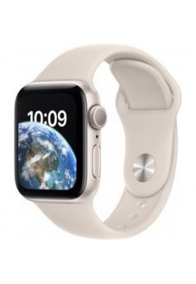 Смарт-годинник Apple Watch SE 2 GPS 40mm Starlight Aluminum Case with Starlight Sport Band (MNJP3)