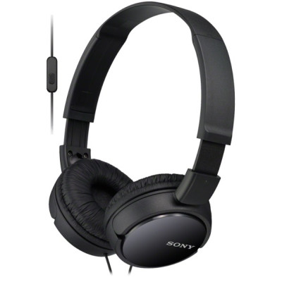 Навушники із мікрофоном Sony MDR-ZX110AP Black (MDRZX110APB)