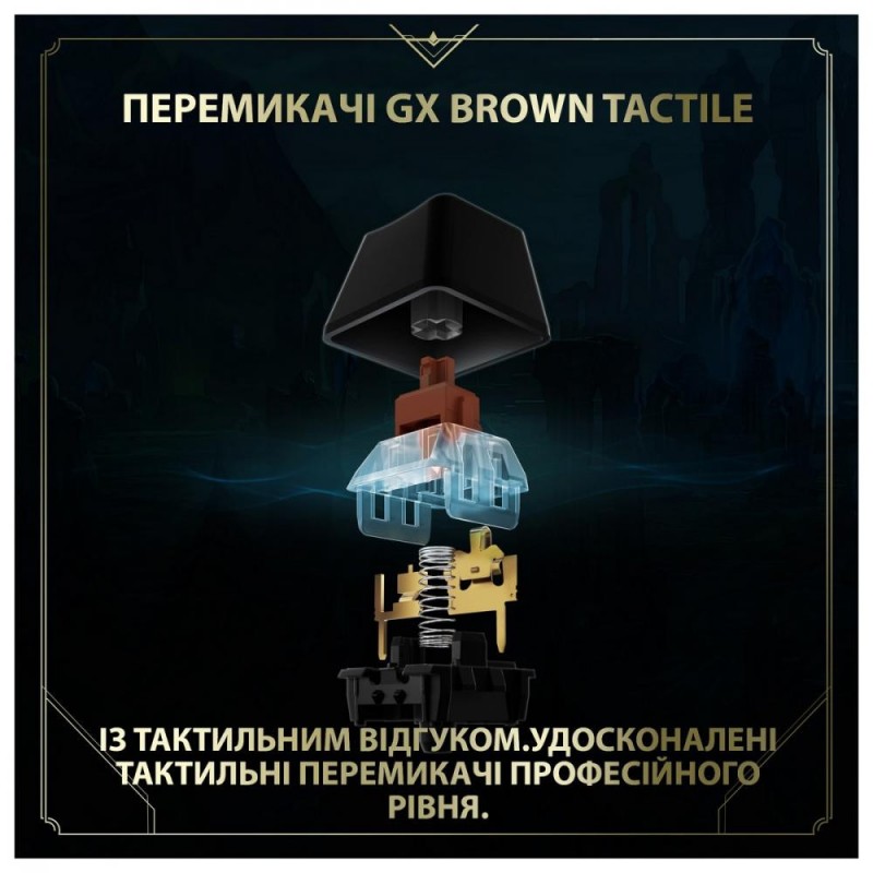 Клавіатура Logitech G PRO Mechanical Keyboard League of Legends Edition (920-010533/920-010537)