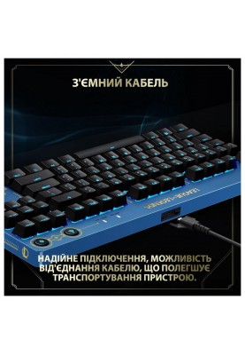 Клавіатура Logitech G PRO Mechanical Keyboard League of Legends Edition (920-010533/920-010537)