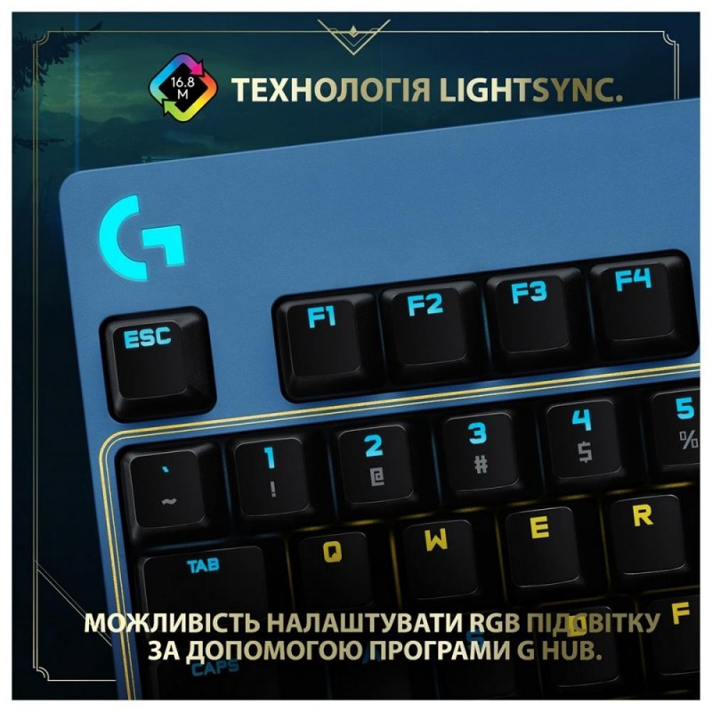 Клавіатура Logitech G PRO Mechanical Keyboard League of Legends Edition (920-010533/920-010537)