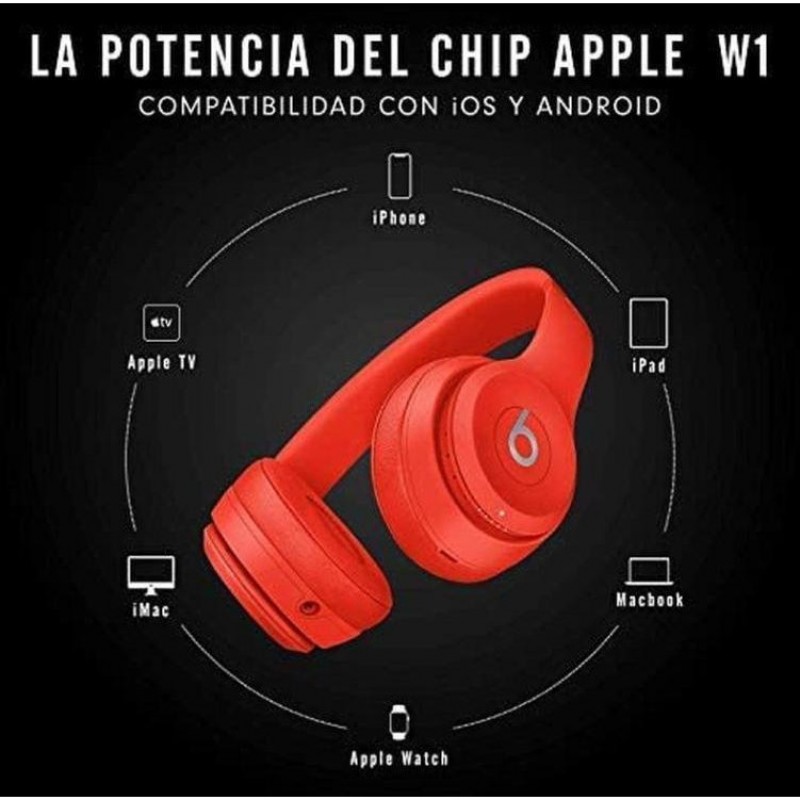 Навушники з мікрофоном Beats by Dr. Dre Solo3 Wireless PRODUCT RED (MP162) (MX472LL/A)