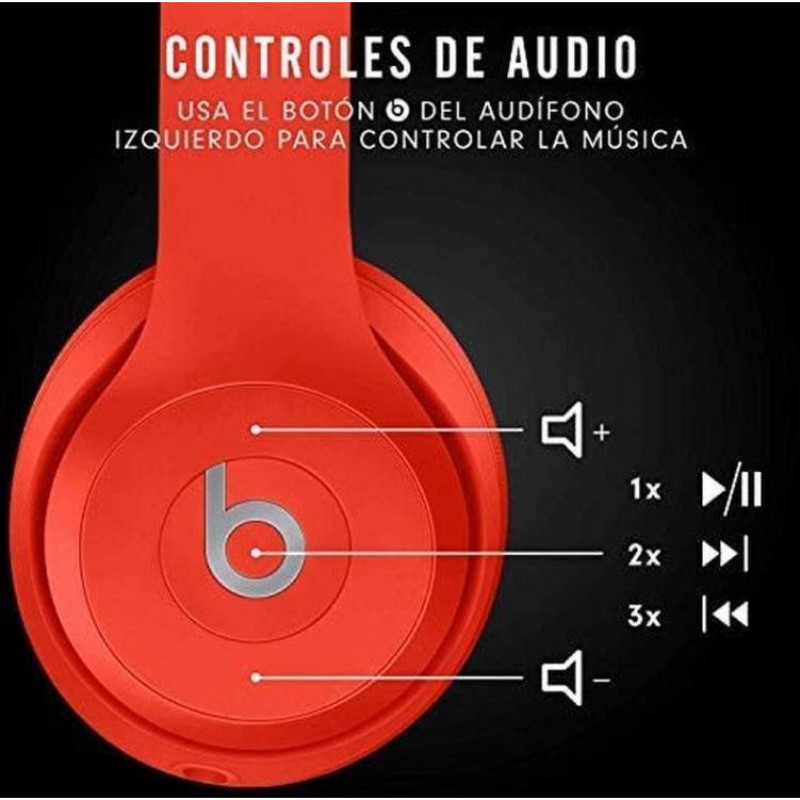 Навушники з мікрофоном Beats by Dr. Dre Solo3 Wireless PRODUCT RED (MP162) (MX472LL/A)