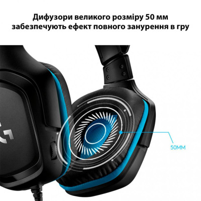 Навушники з мікрофоном Logitech G432 (981-000770)