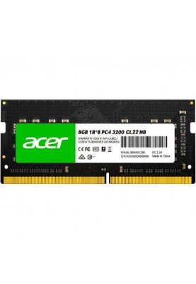 Пам'ять для ноутбуків Acer 8 GB SO-DIMM DDR4 3200 MHz SD100 (BL.9BWWA.206)