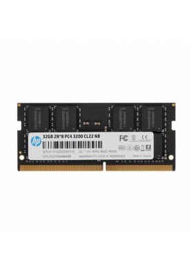 Пам'ять для ноутбуків HP 32 GB SO-DIMM DDR4 3200 MHz S1 (2E2M9AA)