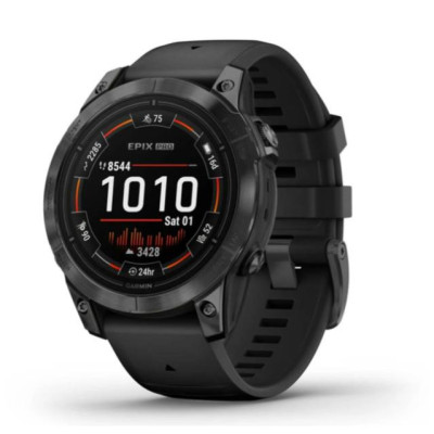 Смарт-годинник Garmin Epix Pro Gen 2 47mm Slate Gray w. Black Band (010-02803-00/01)
