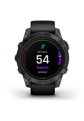 Смарт-годинник Garmin Epix Pro Gen 2 47mm Slate Gray w. Black Band (010-02803-00/01)