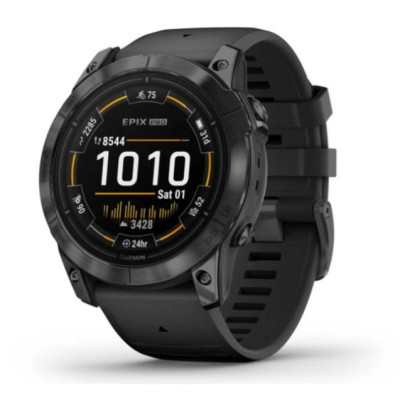 Смарт-годинник Garmin Epix Pro Gen 2 51mm Slate Gray w. Black Band (010-02804-20/21)