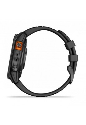 Смарт-годинник Garmin Fenix 7 Pro Solar Slate Gray w. Black Band (010-02777-00/01)