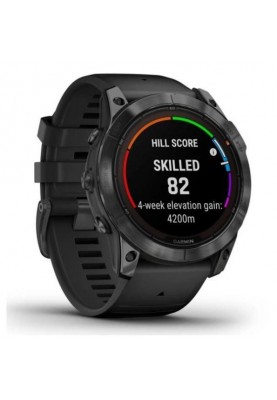 Смарт-годинник Garmin Fenix 7X Solar Slate Gray w. Black Band (010-02778-00/01)